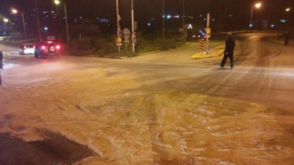 Γάζι:Δεκάδες κιλά ελαιολάδου χύθηκαν στο δρόμο ladia_gazi