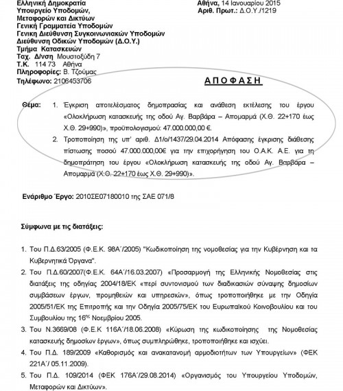 30 εκατ. συμφώνησαν στη δημοπρασία για το δρόμο της Μεσαράς! 24