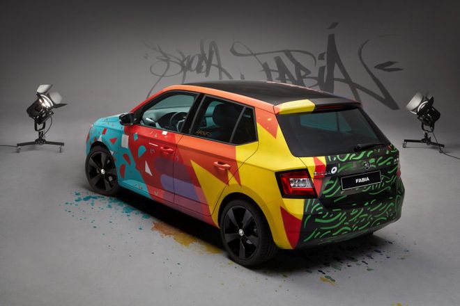Η ŠKODA Fabia έγινε ένα πραγματικό έργο τέχνης SKODA-Fabia-Street-Art-002