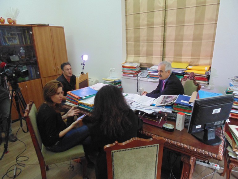 Τηλεοπτική προβολή της Κρήτης στο Ισραήλ koukiadakis1