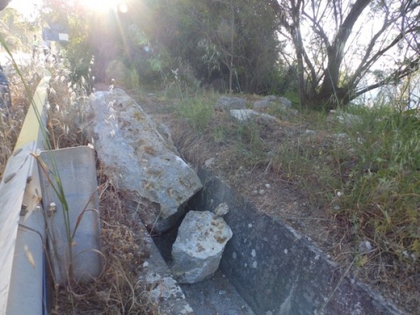 Πτώση βράχων στην εθνική οδό Χανίων–Ρεθύμνης OLYMPUS DIGITAL CAMERA