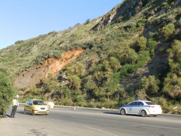 Πτώση βράχων στην εθνική οδό Χανίων–Ρεθύμνης OLYMPUS DIGITAL CAMERA