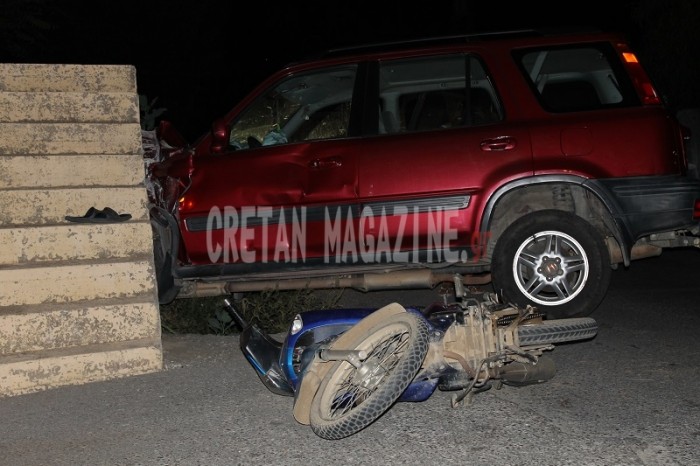 Τροχαίο με τραυματία στους Άγιους Δέκα του Δ. Γόρτυνας troxaio-gortyna1