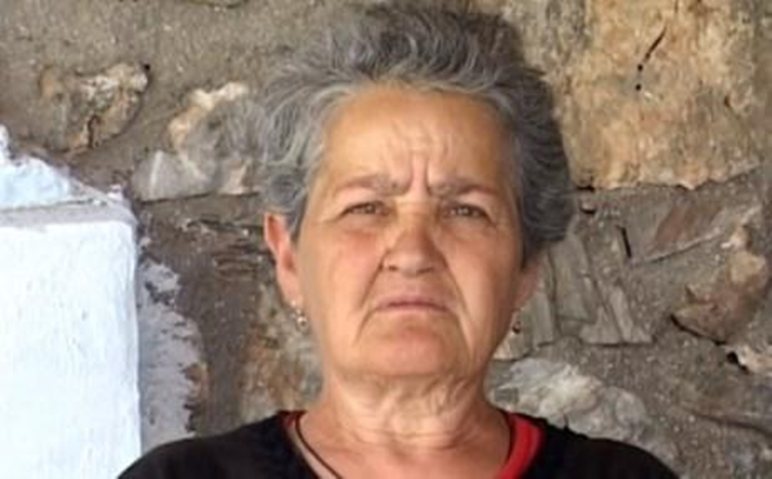 Η Ειρήνη Κατσοτούρχη, μοναδική κάτοικος της Κινάρου katoikos-kinarou