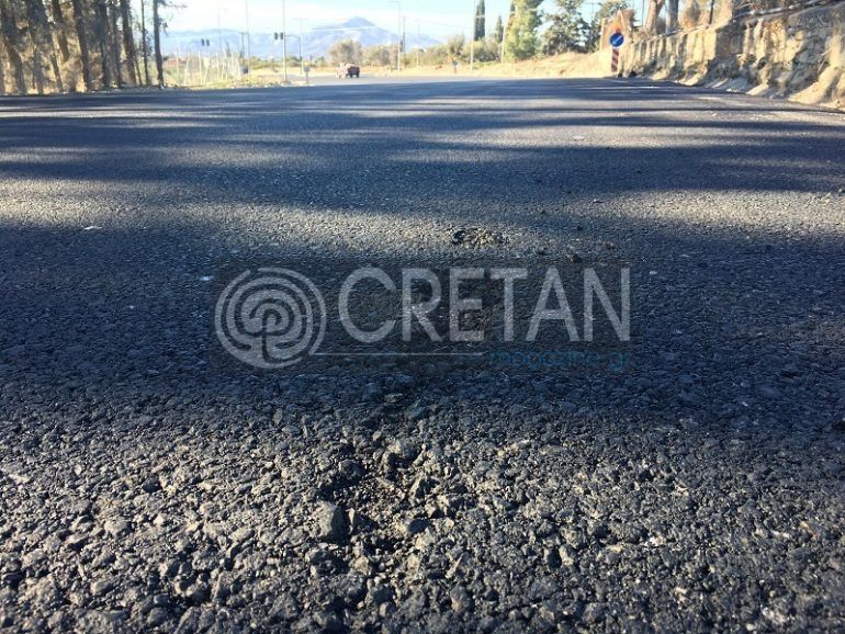 Έκαναν την εμφάνισή τους οι πρώτες λακκούβες στον κόμβο του Μουσείου της Μεσαράς