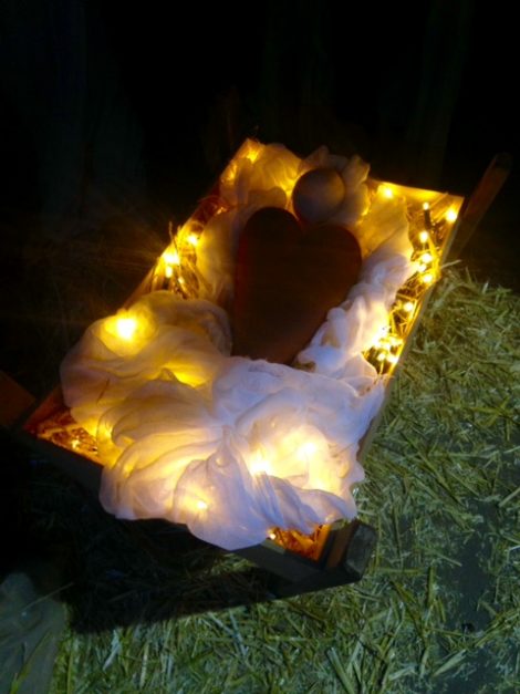 Μια πρωτότυπη φάτνη με φυσικά υλικά στο Ηράκλειο