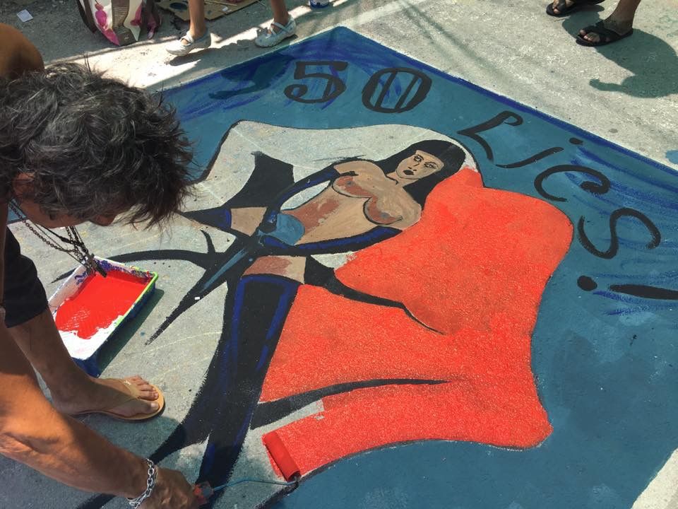Απολαύστε δημιουργίες από το Matala street painting!