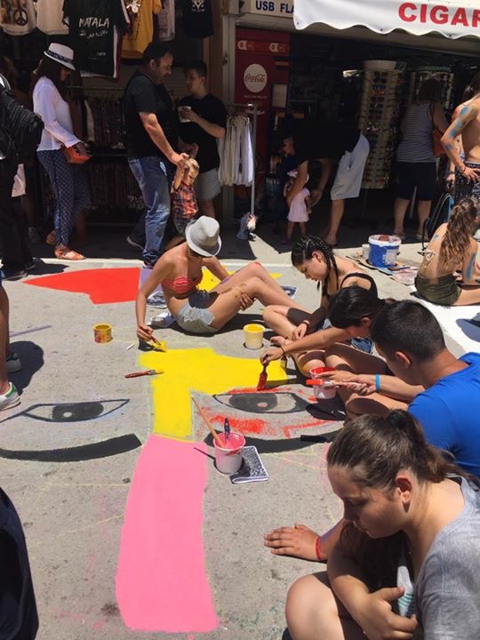 Απολαύστε δημιουργίες από το Matala street painting!