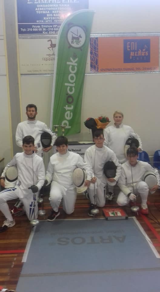 Η Αθλητική Λέσχη ξιφασκίας Μεσαράς στην Παιανία